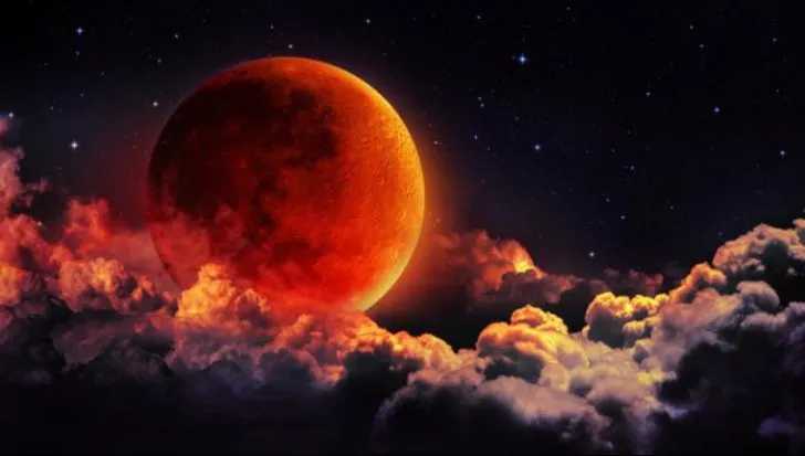 Eclipsă totală de lună, în această seară. Un fenomen astronomic uimitor