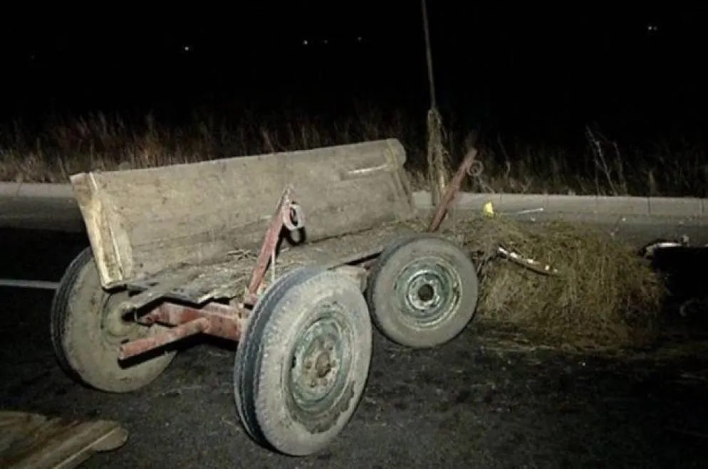 Căruțaș accidentat mortal de un autoturism, pe DN 6, la Stâlpu