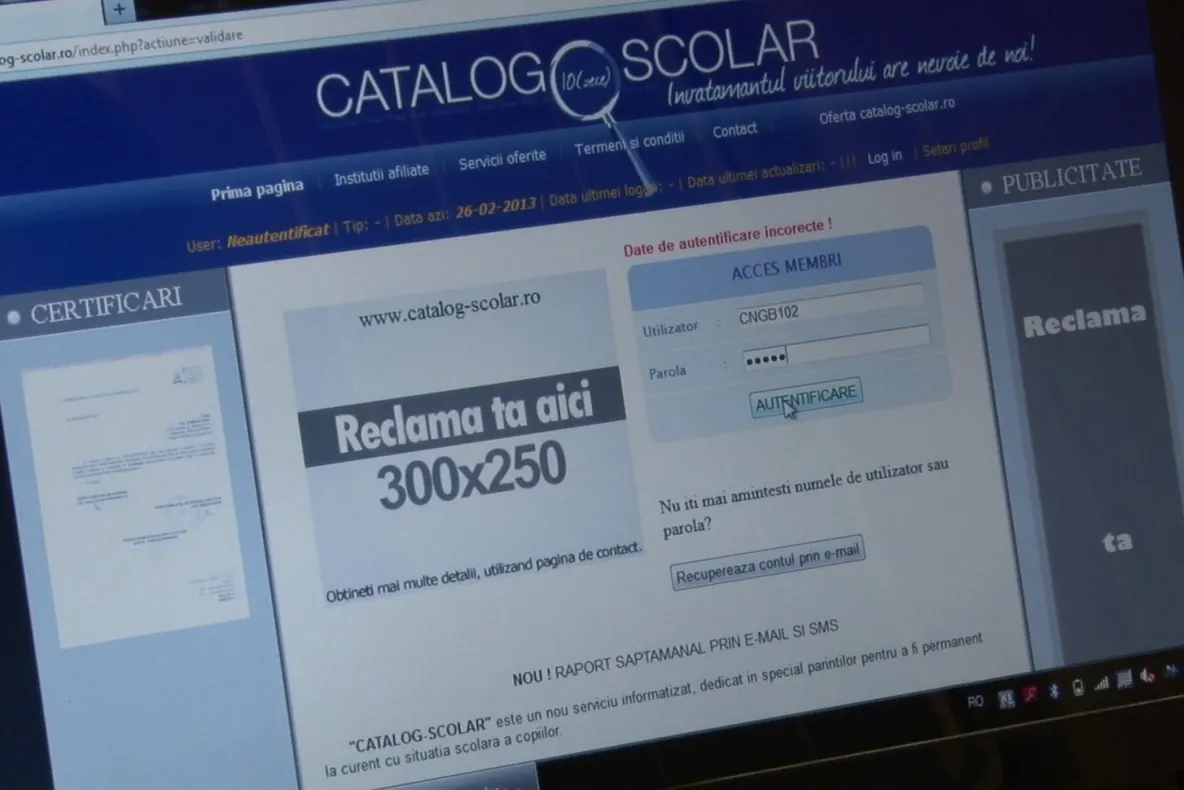 Cataloage electronice vor fi obligatorii în şcolile din Giurgiu