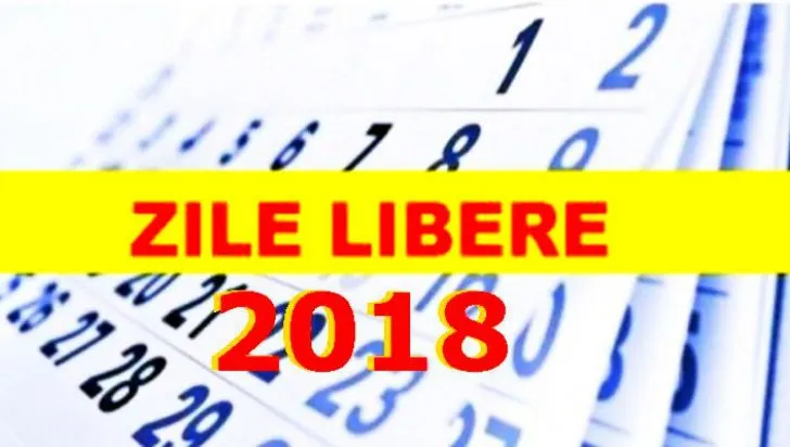 Câte zile libere mai au salariații până la finele anului 2018