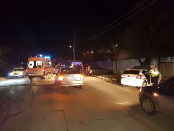 Accident pe șos. Bălănoaiei. Biciclist lovit de o mașină