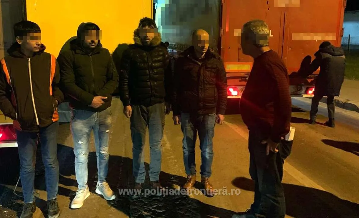 Patru migranți descoperiți la Punctul de Trecere a Frontierei Giurgiu