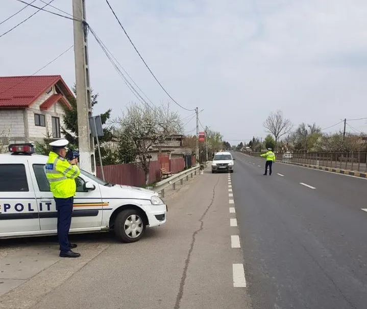 Sute de amenzi aplicate de polițiștii din Giurgiu în cadrul unei acțiuni TISPOL