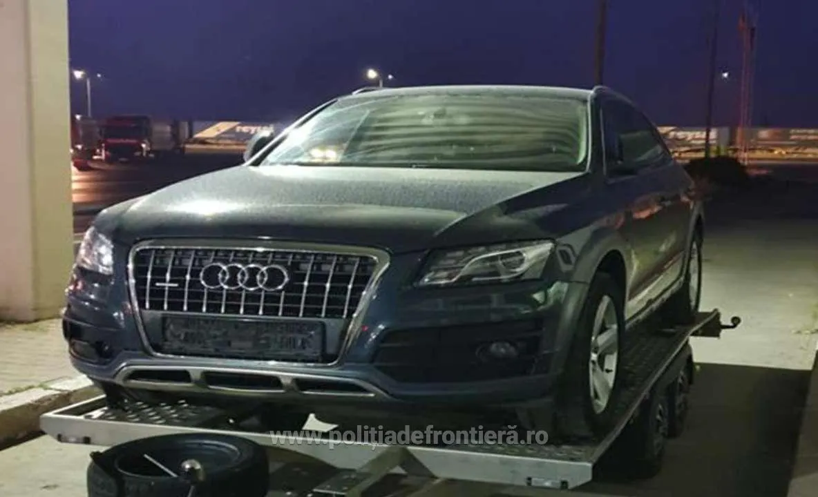 Autoturism căutat de autoritățile din Norvegia, descoperit la Vama Giurgiu 