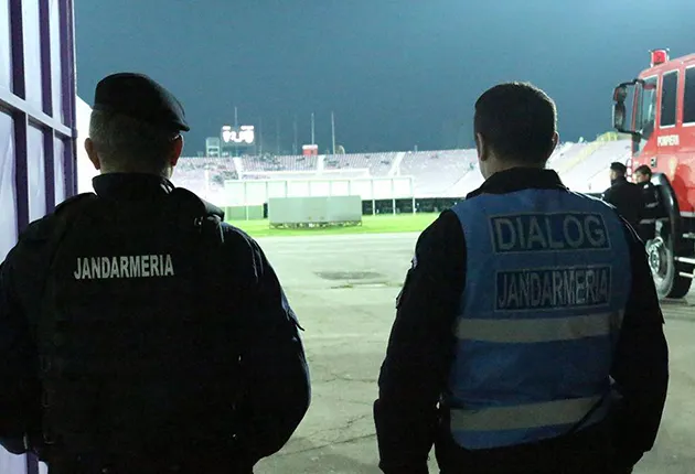 Măsuri de ordine publică: A.F.C. Astra Giurgiu - CFR Cluj