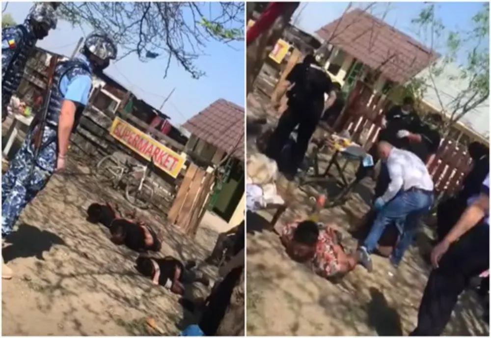 Şeful Poliţiei Bolintin Vale a fost demis după ce a lovit un bărbat încătuşat