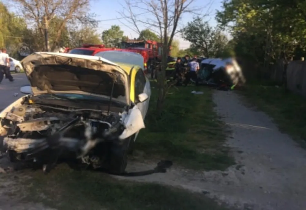 Accident rutier pe şoseaua Bălănoaiei, din Giurgiu, Un bărbat este inconştient