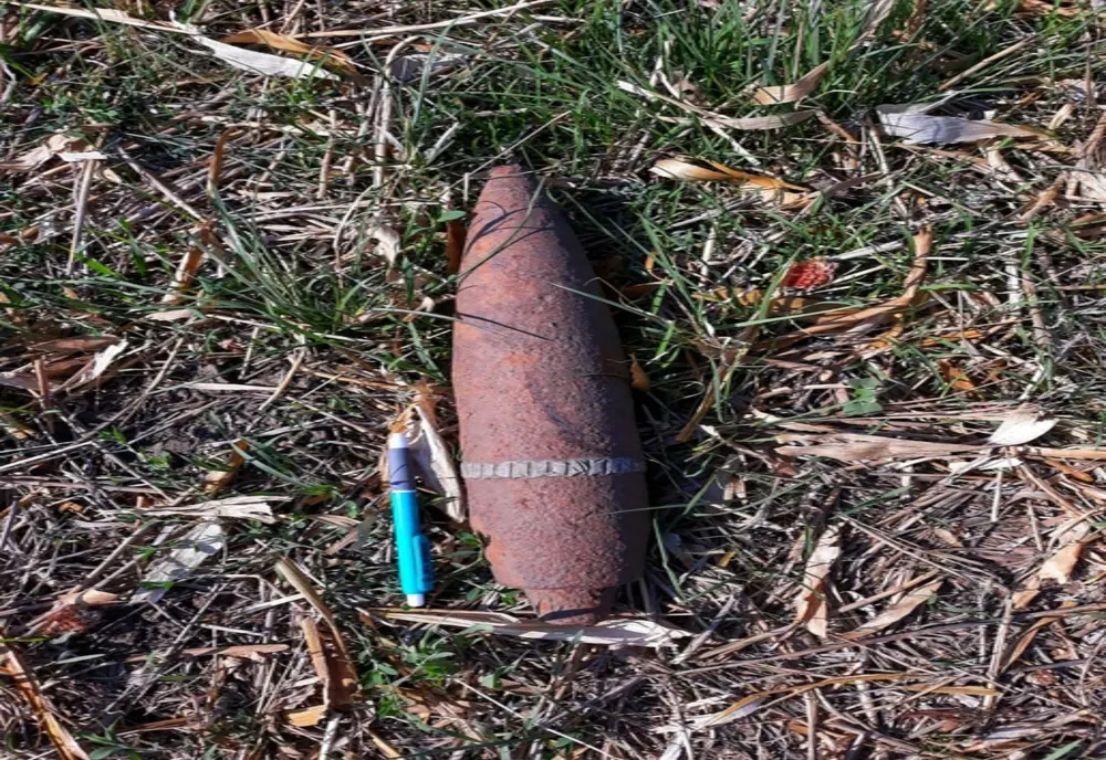 Muniție neexplodată, în localitatea Băneasa  