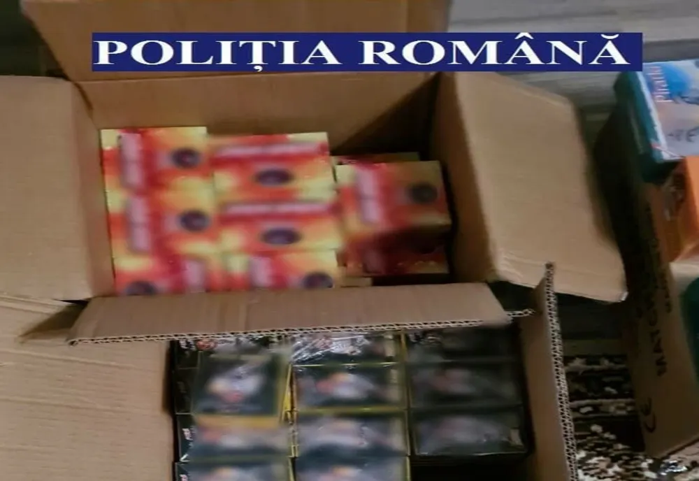 Descinderi ale polițiștilor din Giurgiu la distribuitori de articole pirotehnice