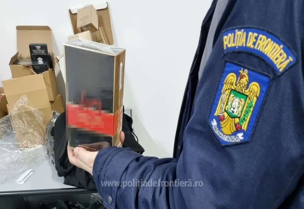 Produse contrafăcute în valoare de aproximativ jumătate de miliard de lei, descoperite la PTF Giurgiu