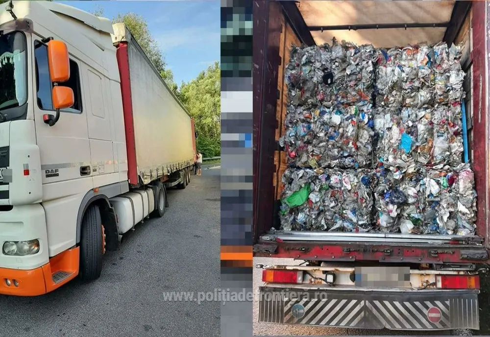 Peste 14.000 de tone de deşeuri, oprite în 2021 la intrarea în România 