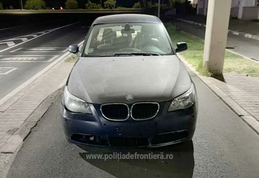 Giurgiu. Autoturism căutat de autorităţile din Danemarca, descoperit în PTF Giurgiu