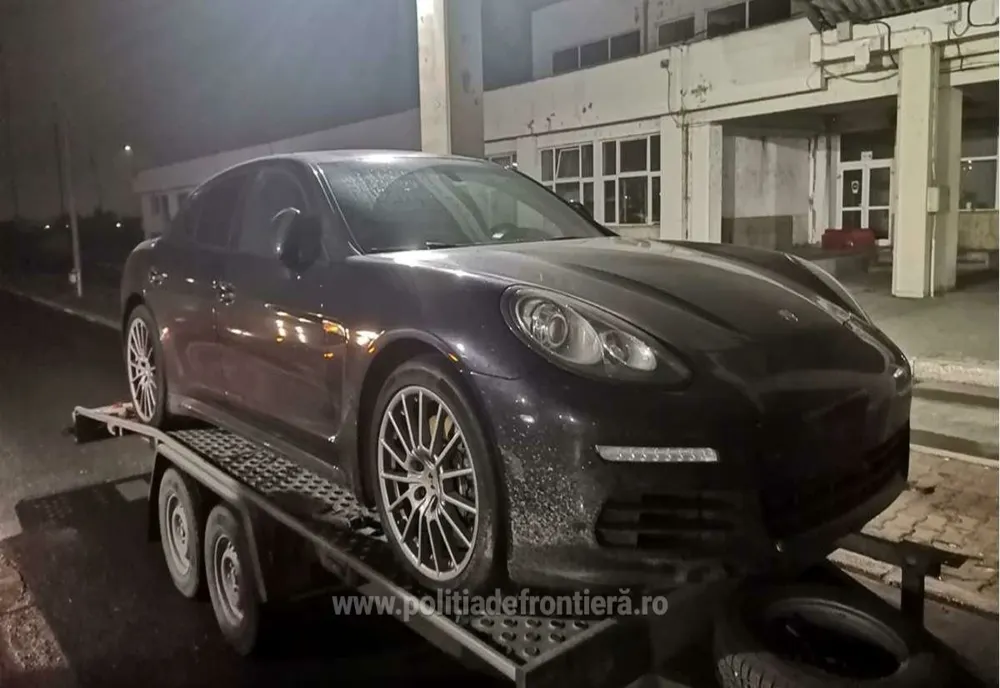 Autoturism căutat de autoritățile din Belgia, descoperit în P.T.F. Giurgiu 