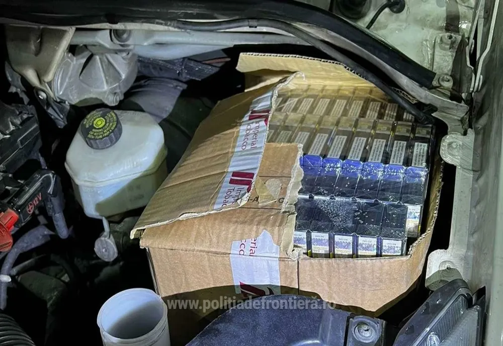 Peste 1.600 pachete cu țigarete descoperite de polițiștii de frontieră giurgiuveni 