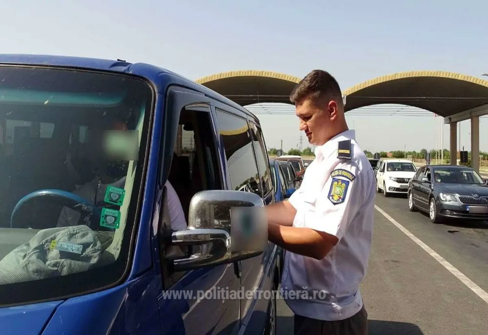 Cetățean român cu certificat de înmatriculare modificat depistat în P.T.F. Giurgiu 