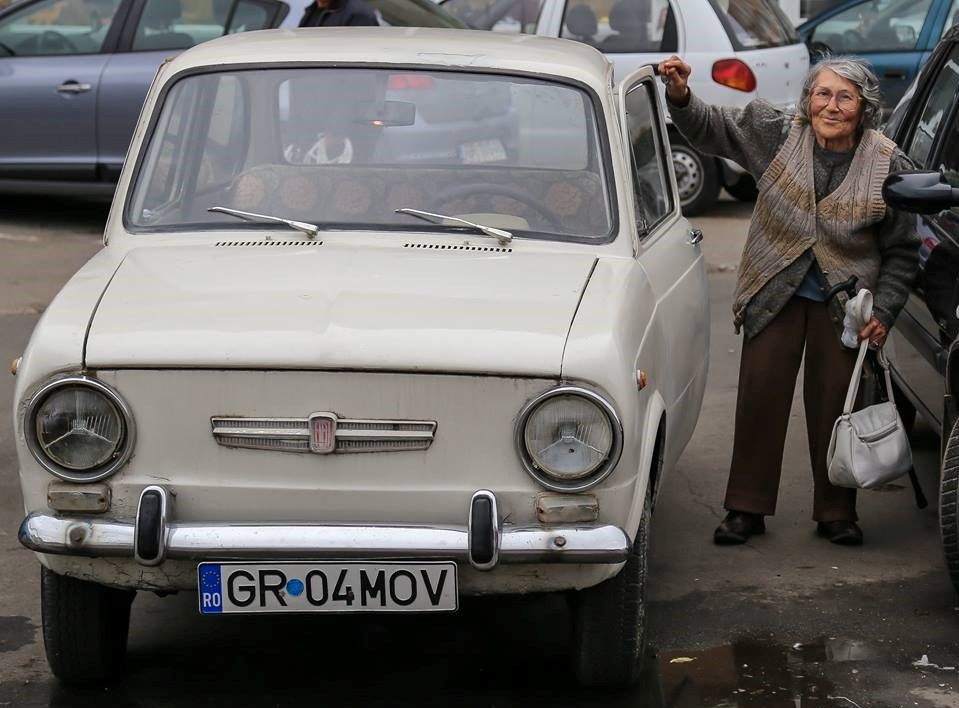 Elena Livia Ionescu, cea mai vârstnică șoferiță din Giurgiu