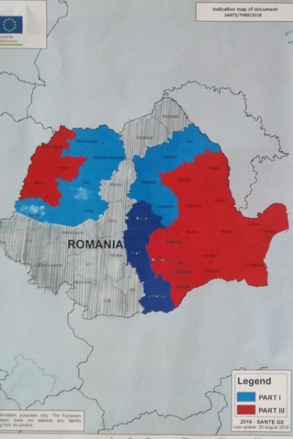 Noua hartă a pestei porcine! Focar în Giurgiu