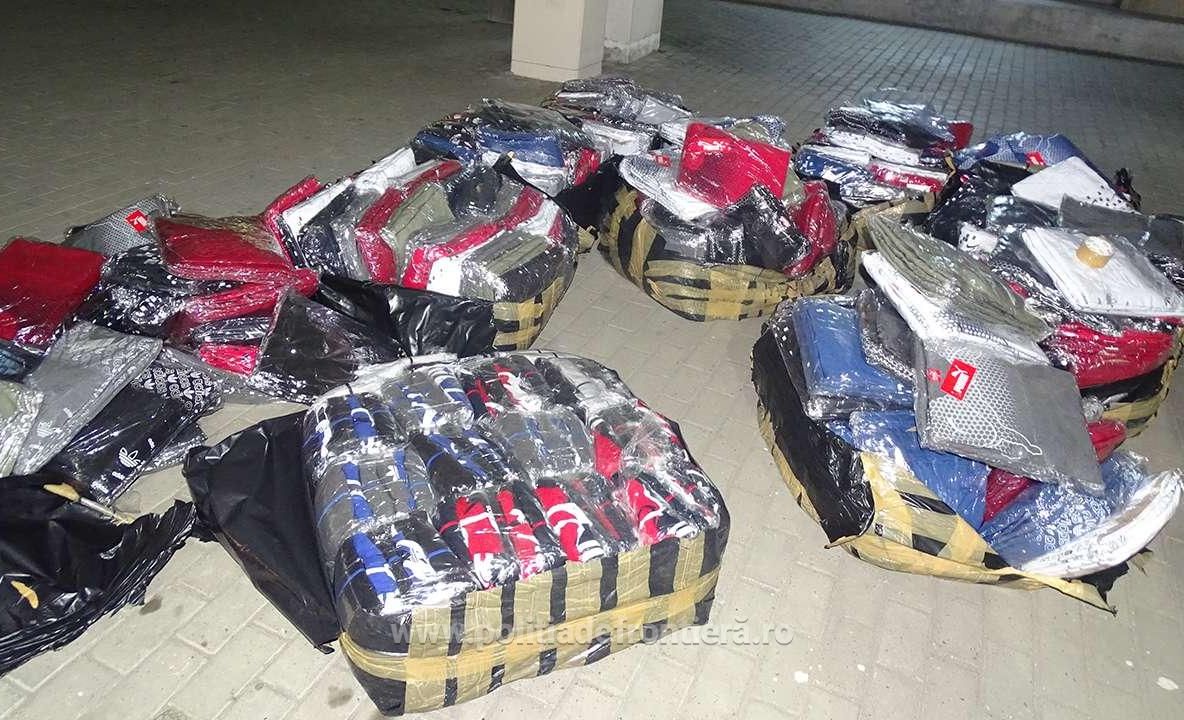 Marfă de contrabandă confiscată de polițiștii de frontieră în Vama Giurgiu