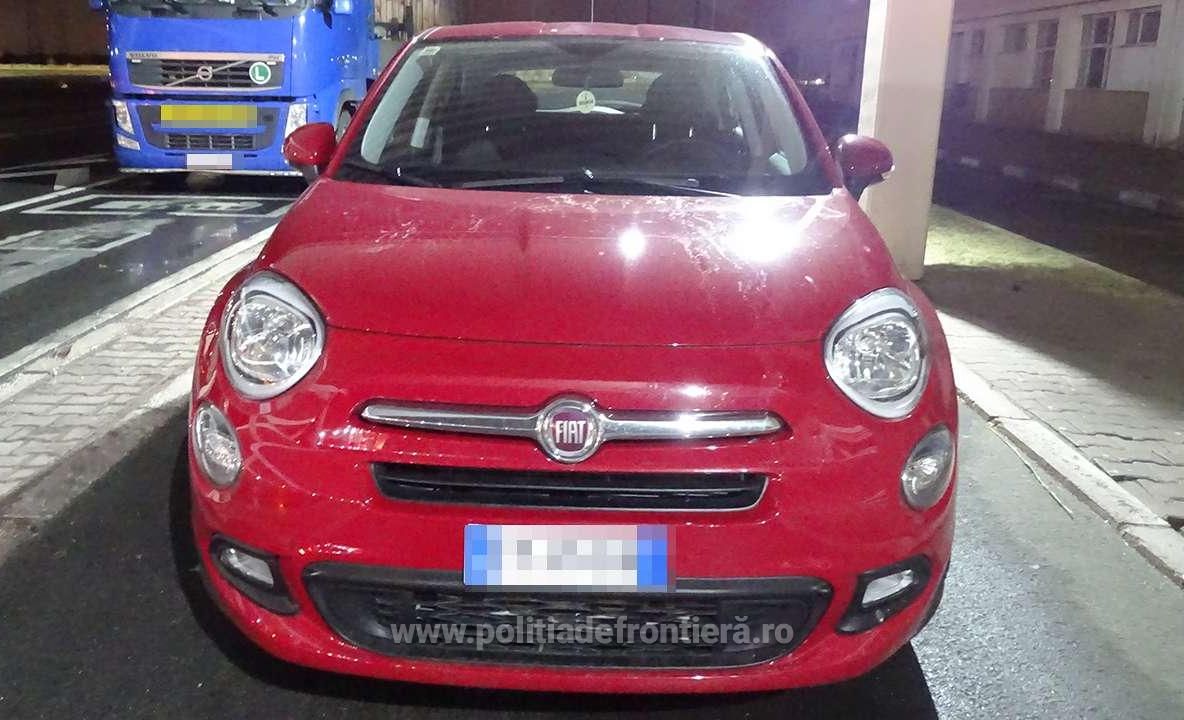 Autoturism căutat de autorităţile din Italia, descoperit la P.T.F. Giurgiu