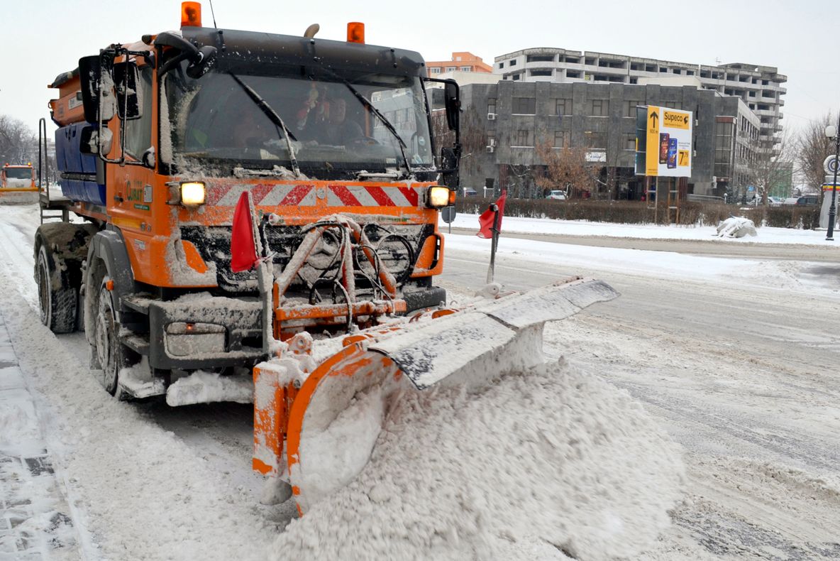 Vin ninsorile! Pregătiri de deszăpezire pe drumurile naționale din județul Giurgiu