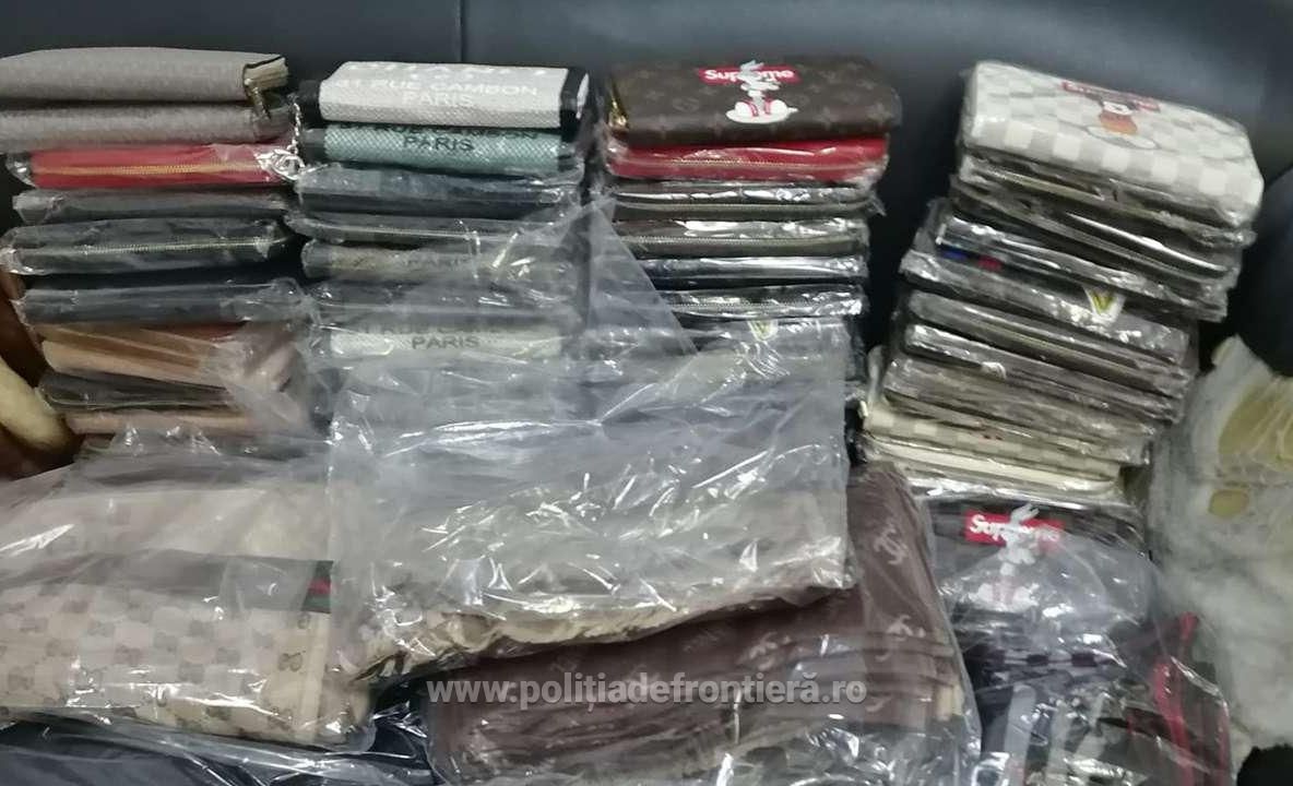1.200 de articole textile, încălțăminte și parfumuri contrafăcute, confiscate la Giurgiu