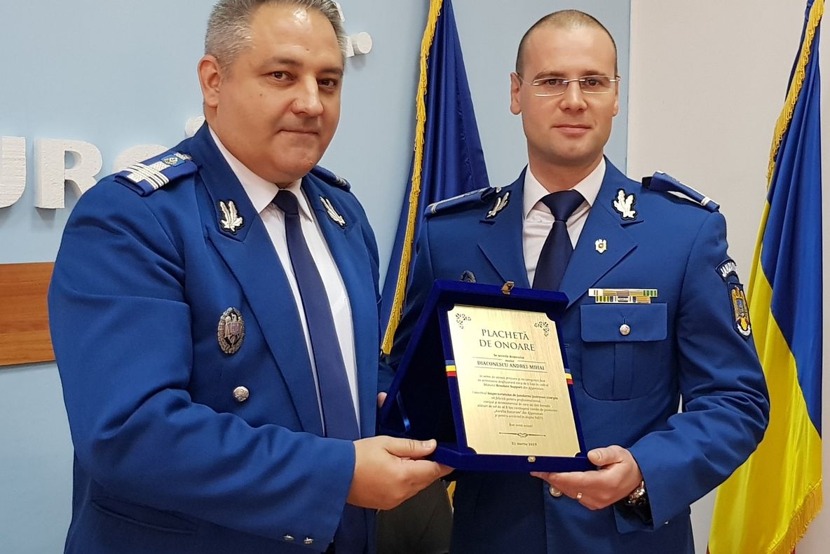 Adjunctul șefului Jandarmeriei Giurgiu a revenit din misiunea din Afganistan