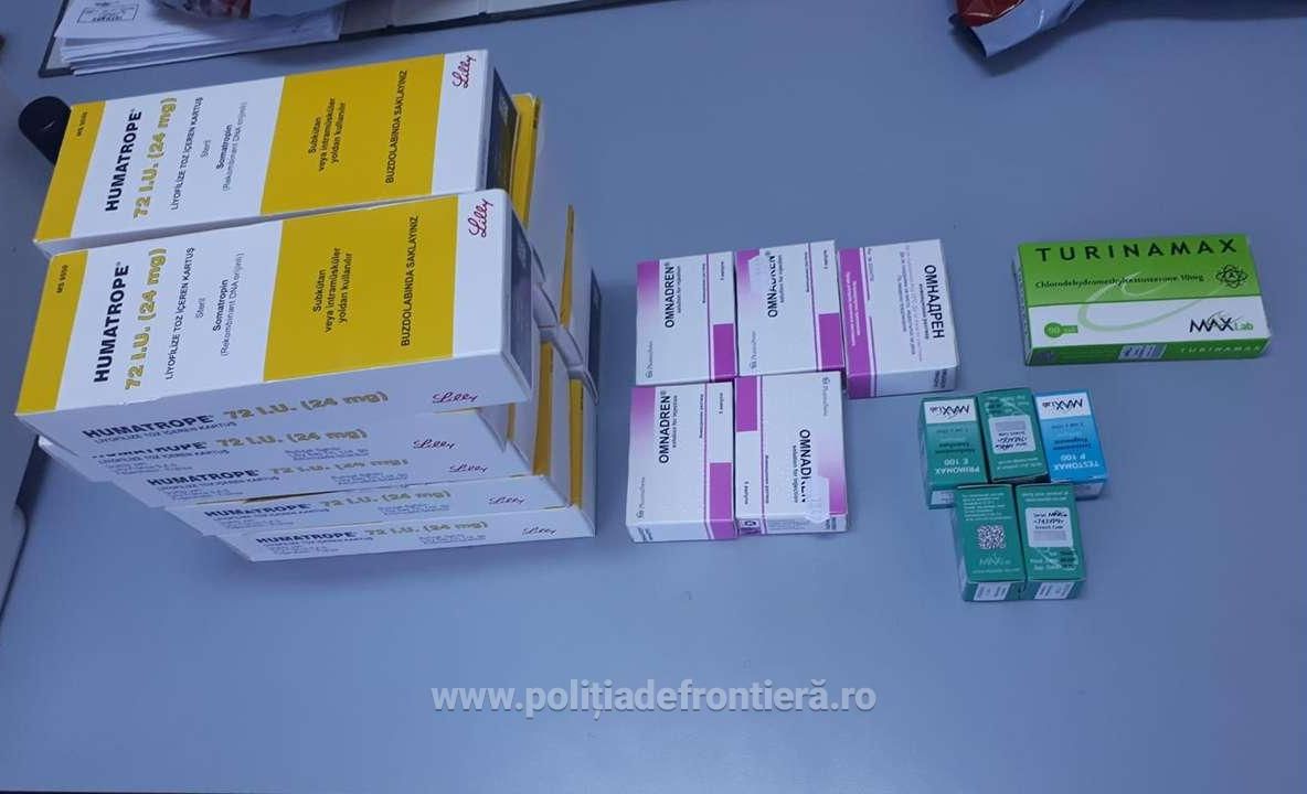 Substanţe dopante, descoperite de poliţiştii de frontieră giurgiuveni