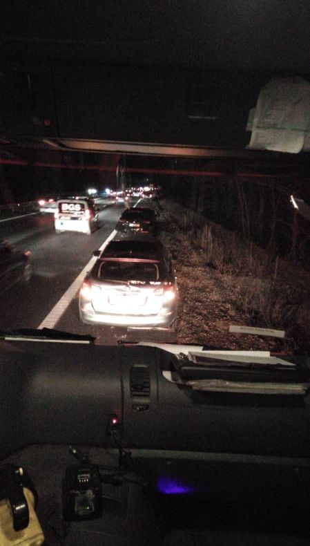 Carambol pe Autostrada A1. Șapte autoturisme implicate