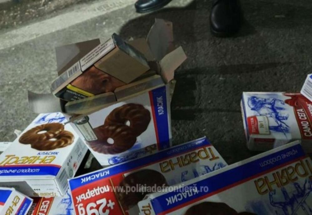 Un bulgar a ascuns țigările de contrabandă în cutii de ciocolată