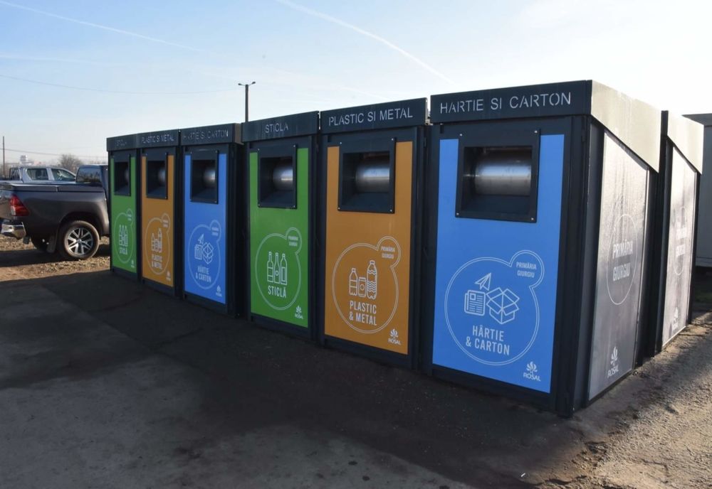 Giurgiuvenii vor avea containere pentru colectarea selectivă a deșeurilor