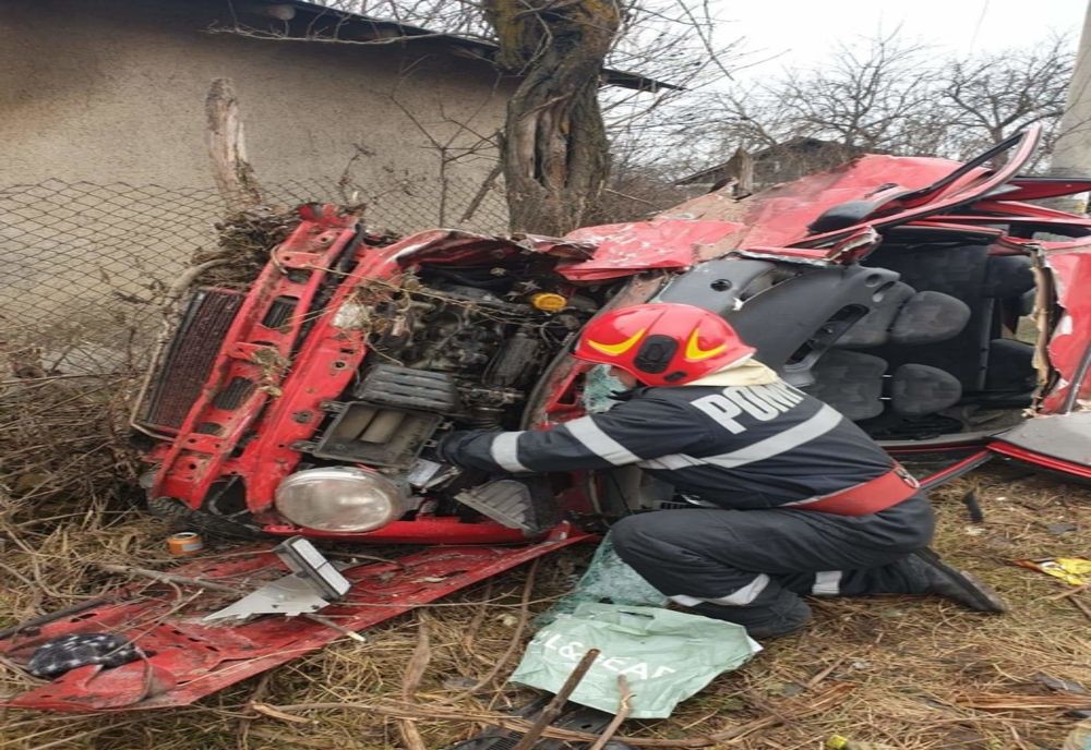 Ce spune Poliția despre accidentul rutier de pe DJ 603