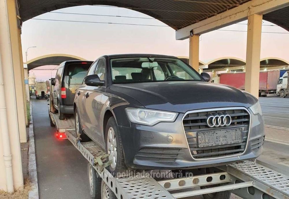 Autoturism căutat de autoritățile din Germania, descoperit la P.T.F. Giurgiu