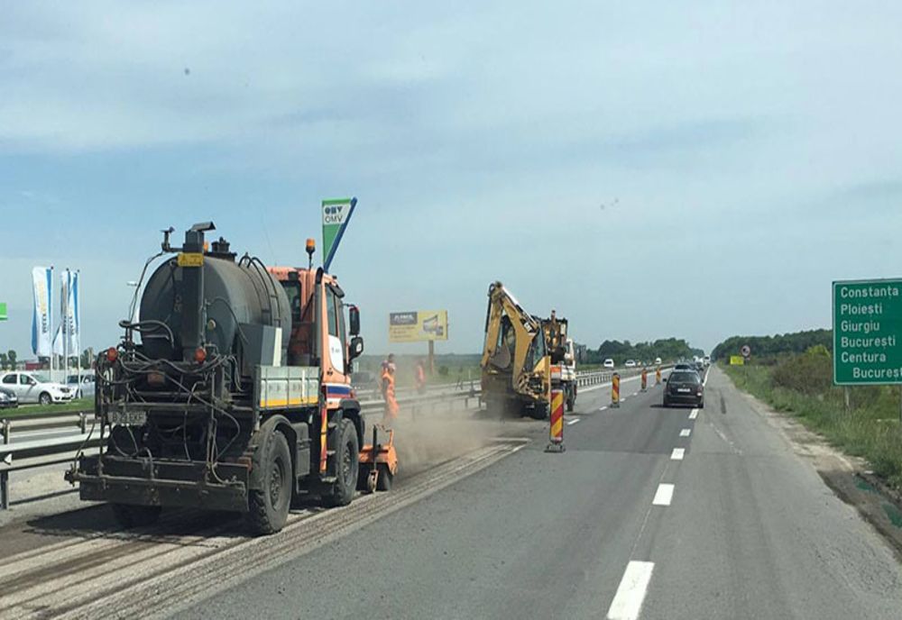 Restricții de circulație pe Autostrada A1 București-Pitești, la Vânătorii Mici