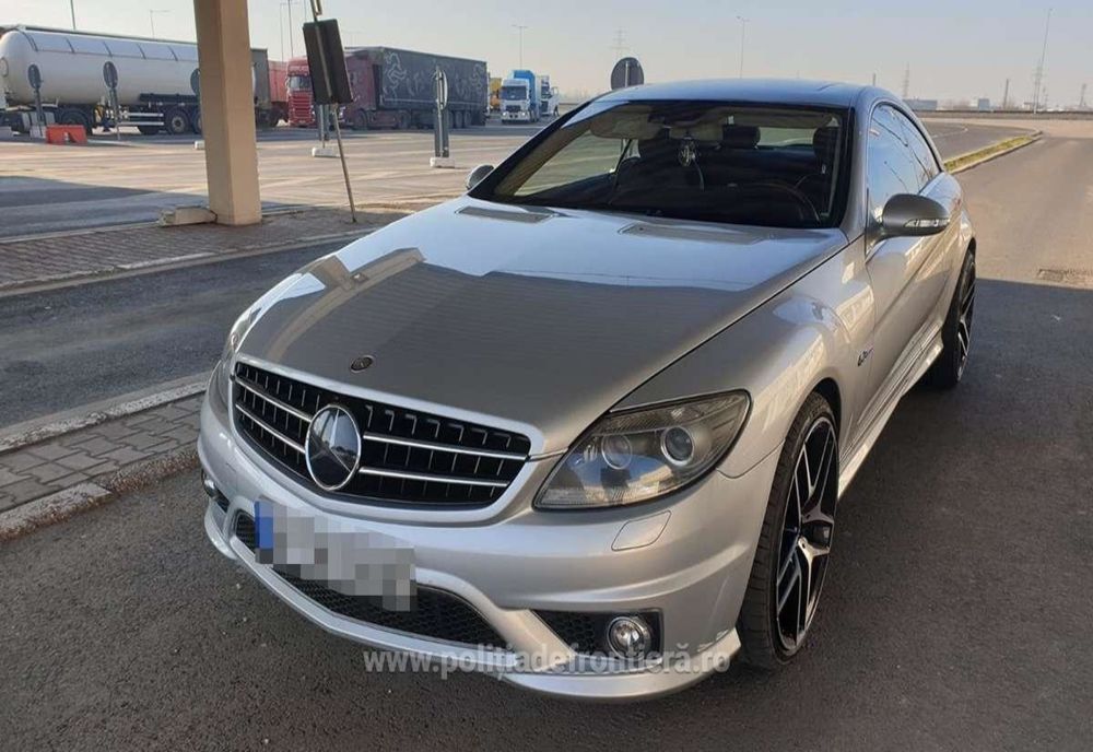 Mercedes căutat de autorităţile din Germania, descoperit la P.T.F. Giurgiu