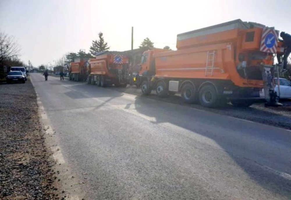 Acțiune de dezinfecție a drumurilor județene și comunale a Consiliului Județean Giurgiu