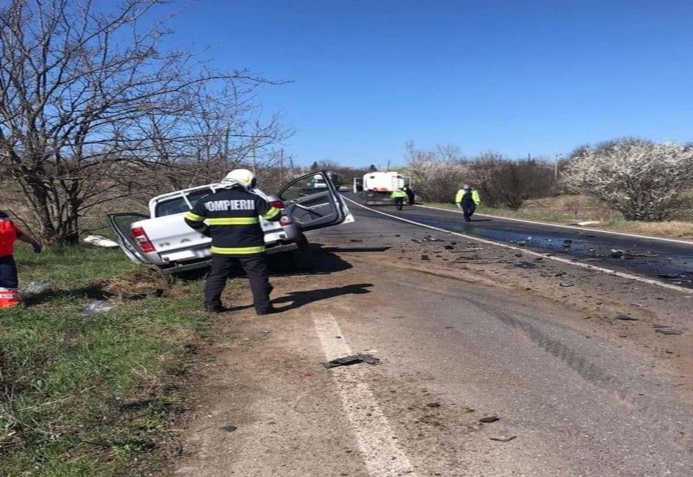 Cisternă cu benzină, implicată într-un accident rutier pe DN 41