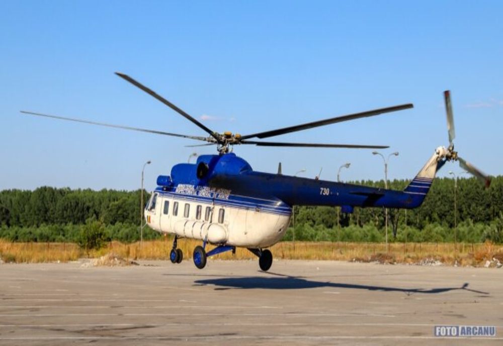 Bărbat din Giurgiu cu COVID 19, în stare gravă ,transportat cu un elicopter la un spital din Craiova
