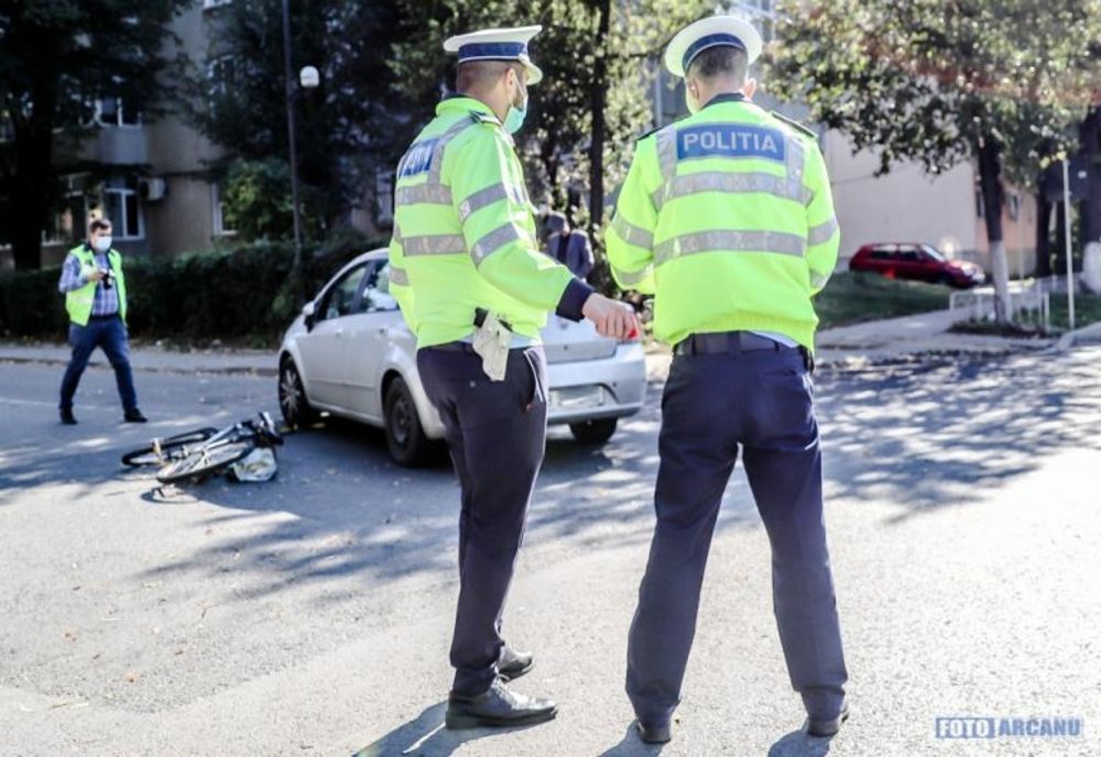 Accident rutier pe strada Miron Nicolescu, din Giurgiu. Un bărbat a fost rănit