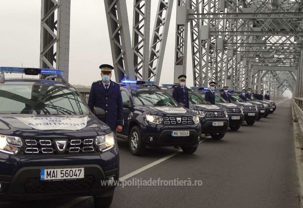 75 de autospeciale noi au intrat în dotarea Inspectoratului Teritorial al Poliției de Frontieră Giurgiu