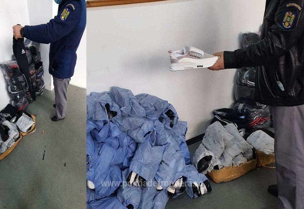 Captură importantă a autorităţilor din Giurgiu: Au fost confiscate bunuri contrafăcute în valoare de peste 200.000 de lei