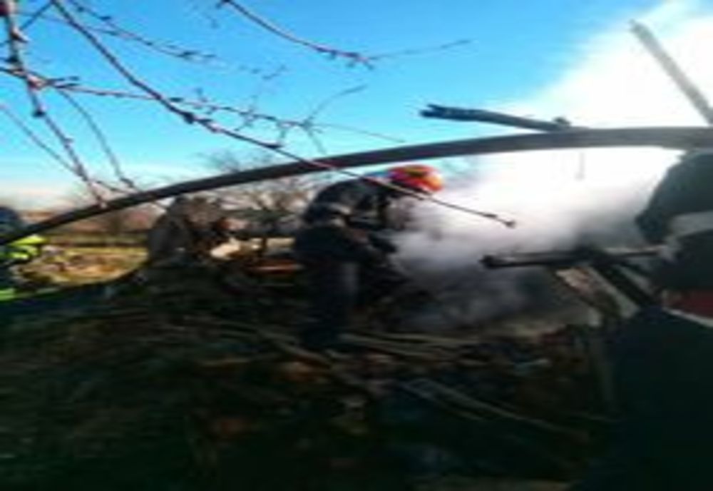 Incendiu într-o gospodărie din localitatea Poșta