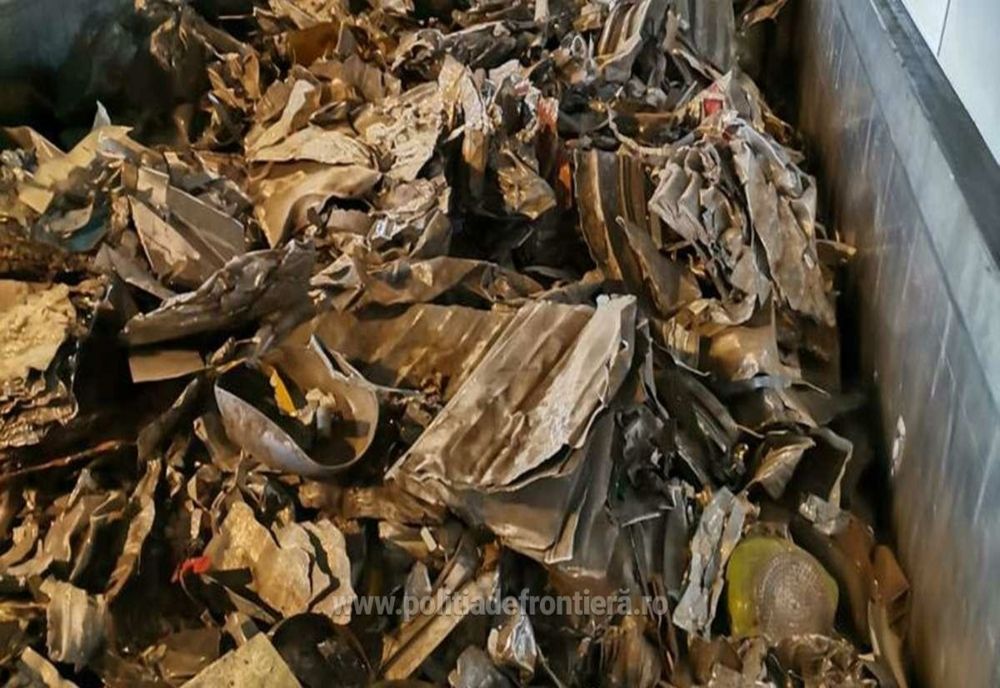 Peste 17 de tone de deșeuri din aluminiu, descoperite la Vama Giurgiu 