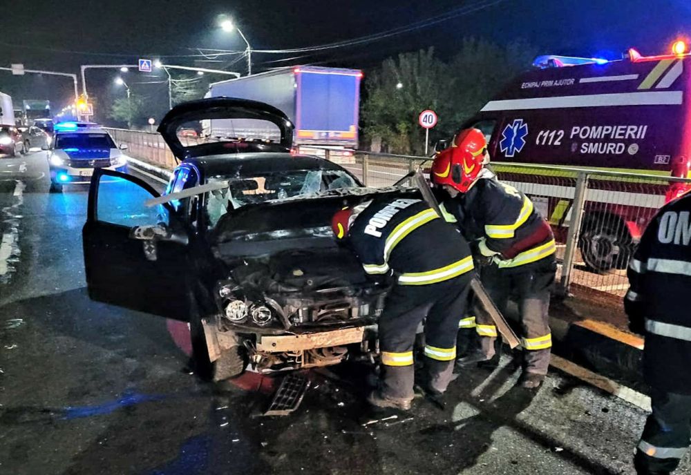 Accident grav pe DN5, la Daia. Un tânăr a fost găsit inconştient 