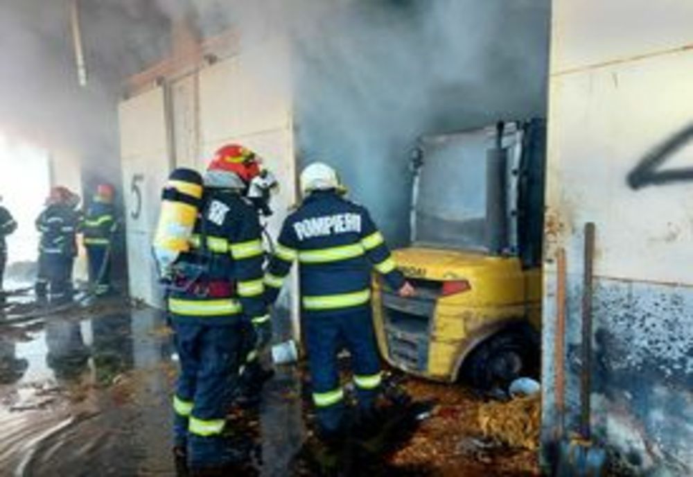 Cele două magazii din Vama Giurgiu au fost incendiate în mod intenţionat 