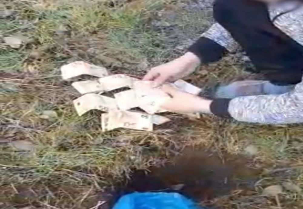 Spargere ca-n filme. Un minor de 14 ani a furat bani dintr-o locuinţă şi i-a îngropat pe câmp