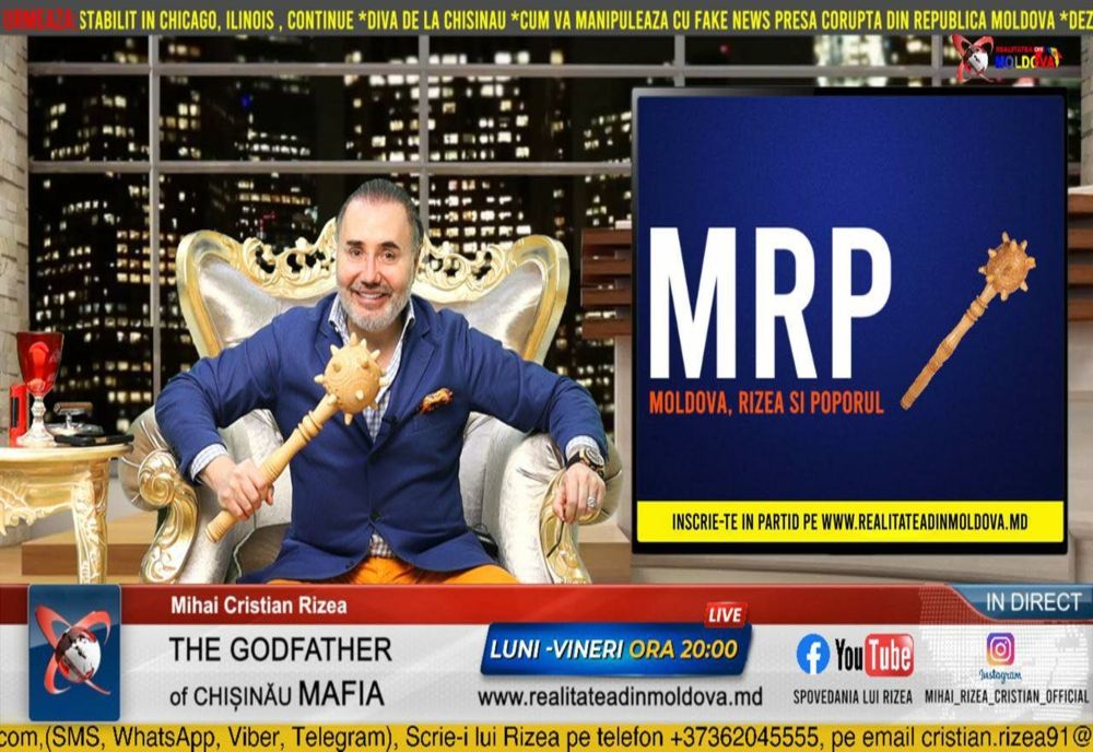 Denumirea partidului politic pe care îl va înființa Cristian Rizea a fost înregistrată la ASP. „De astăzi rescriem istoria Republicii Moldova”