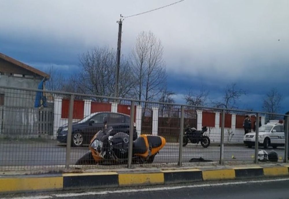 Accident rutier pe DN5, la Călugăreni, între două motociclete