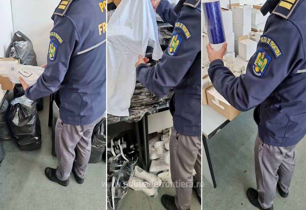 Bunuri contrafăcute cu o valoare estimativă de 380.000 lei, confiscate de polițiștii de frontieră de la Giurgiu