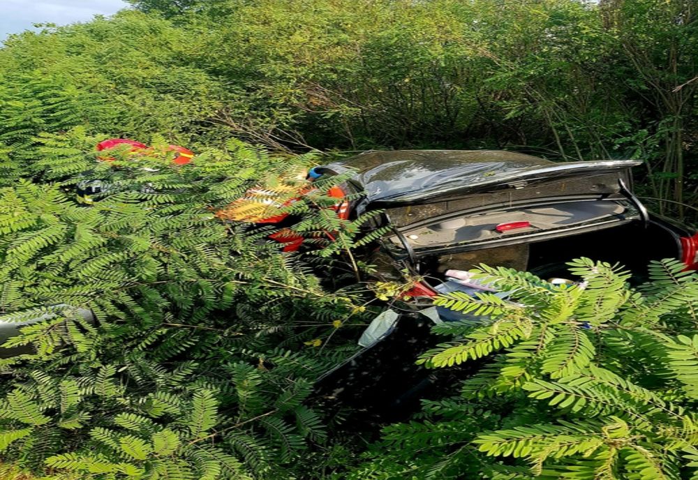 Accident rutier pe Autostrada A1, la kilometrul 25. O femeie a avut nevoie de îngrijiri medicale