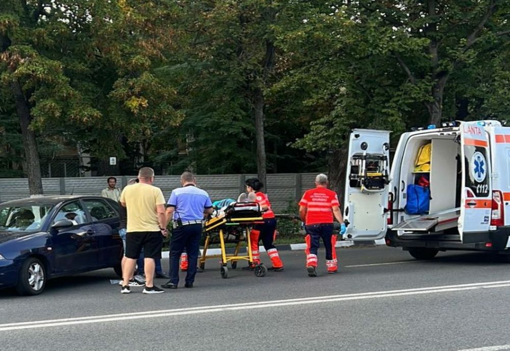 Giurgiu. Accident rutier pe şoseaua Bucureşti, în zona Jandarmeriei